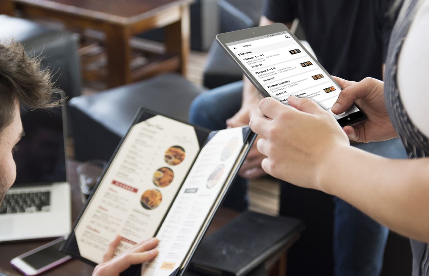 Application mobile pour les serveurs