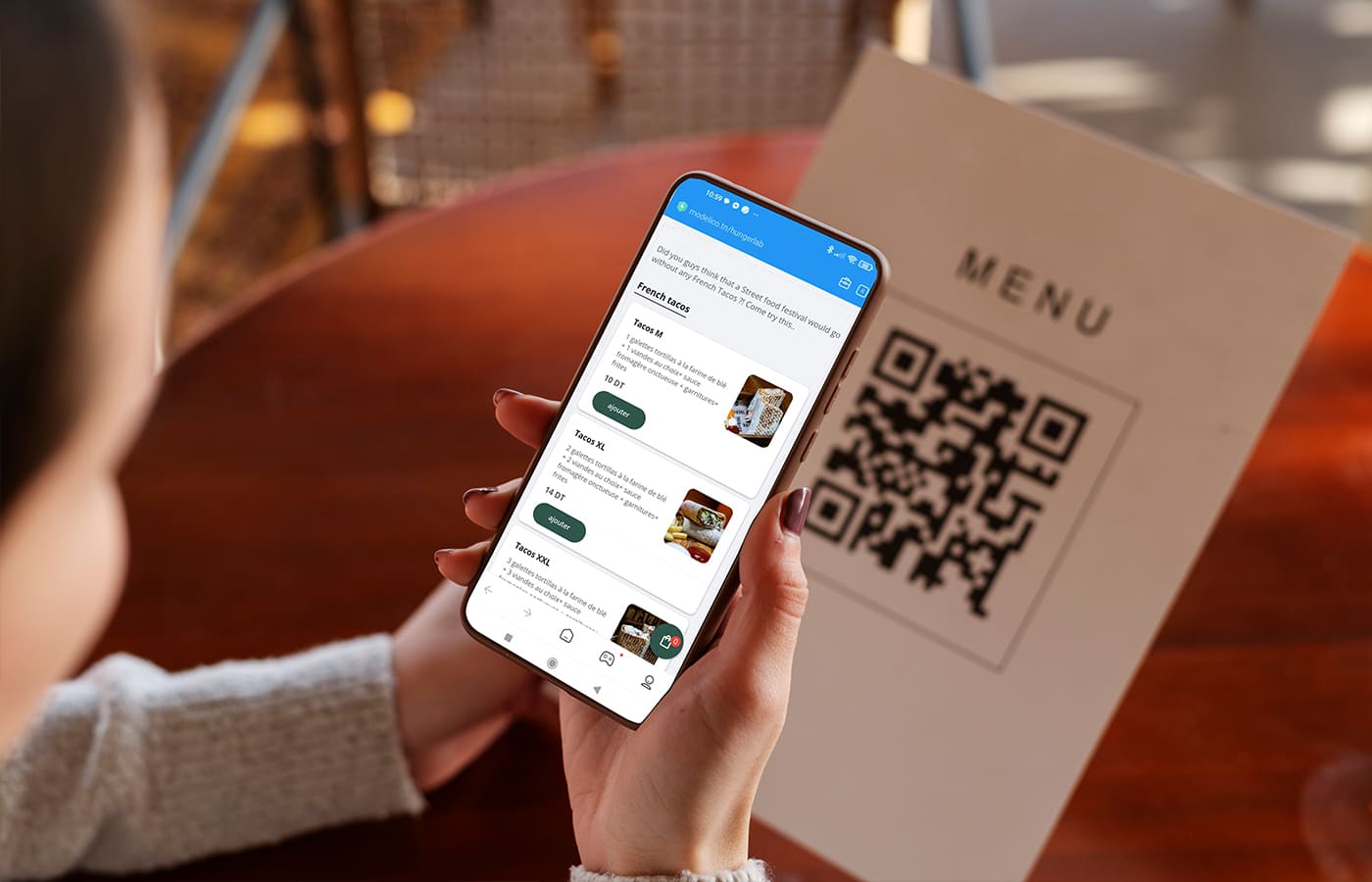 Commande par QR code